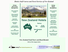Tablet Screenshot of nz-hotels.com